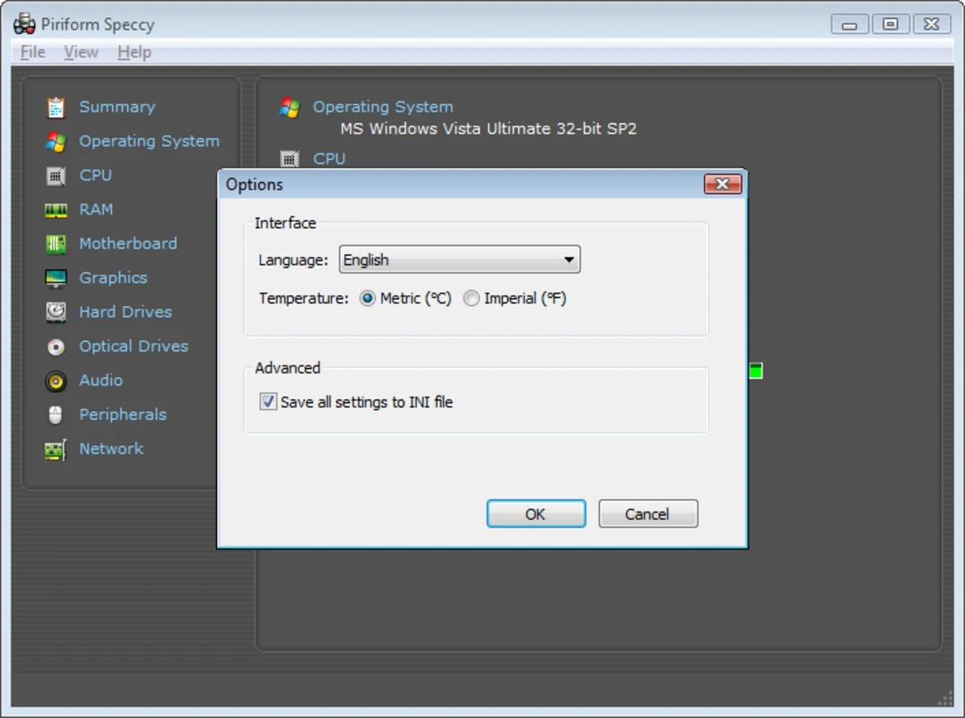 Storage and S.M.A.R.T details screenshot